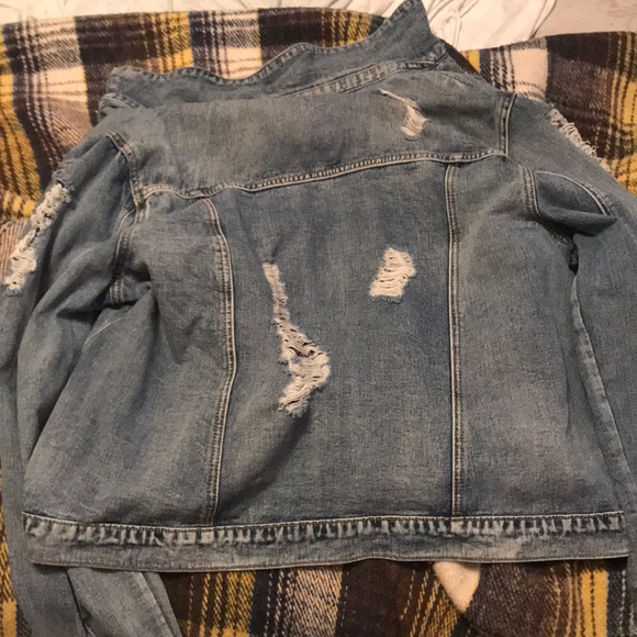 Distressed Jean Jacket - Picture 2 of 2